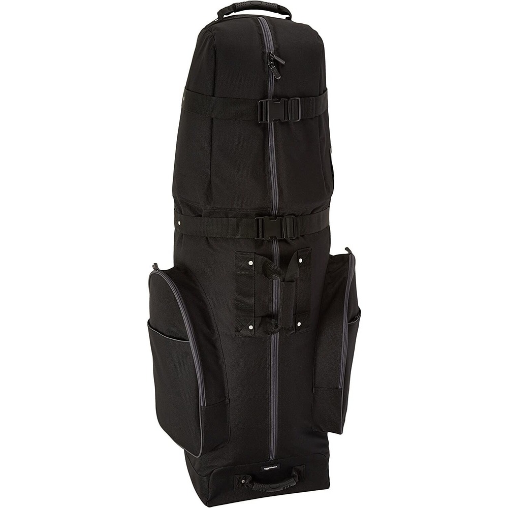 Collapsible Soft-Sided Golf Travel Cover – Nylon Freestanding Bag for Golf Clubs